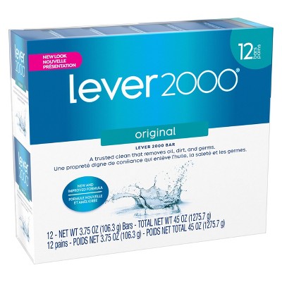 Lever 2000 Original Scent Bar Soap 3.75oz 12-Pack