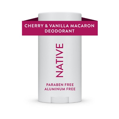 Native Solid Deodorant for Women & Men Cherry Vanilla Macaron 2.65oz