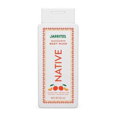 Native Body Wash for Women & Men Limited Edition Jarritos Mandarin 18 fl oz