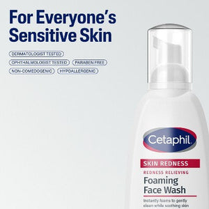 Cetaphil Foaming Face Wash for Redness Prone Skin 8 fl oz