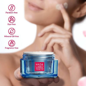 Hada Labo Tokyo Anti-Aging Overnight Treatment Hyaluronic Acid Night Cream 1.76oz