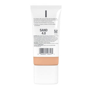 Neutrogena Clear Coverage Flawless Matte Color Correcting Cream, Full-Coverage 4.0 Sand