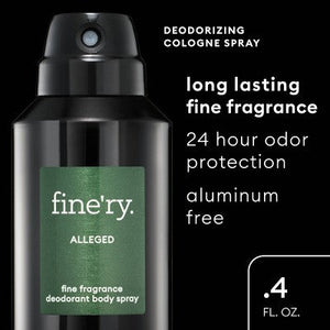 fine'ry. Men's Deodorant Spray Alleged 4oz - Imperfect Container