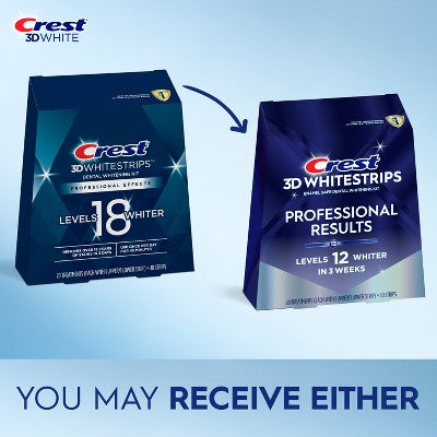 Crest 3D Whitestrips Professional Whitening Kit 20 Treatments