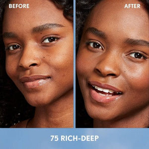 COVERGIRL Simply Ageless Skin Perfector Essence Foundation 75 Rich Deep 1 fl oz - New