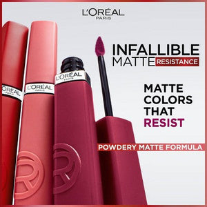 L'Oreal Paris Infallible Matte Resistance Liquid Matte Lipstick 600 First Kiss 0.31oz - New