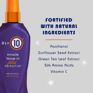 It's a 10 Miracle Leave-In Conditioner + Keratin 10 fl oz