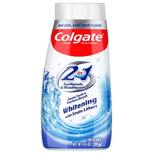 Colgate 2-in-1 Whitening Gel Toothpaste and Mouthwash 4.6oz