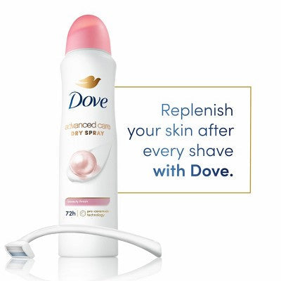 Dove Beauty Advanced Care Beauty Finish 72-Hour Antiperspirant Deodorant Dry Spray 3.8oz