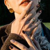 Ohora Gel Nail Art Design Line Coffee Toffee 30ct - New