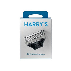 Harry's 5-Blade Men's Razor Blade Refills 4-Pack Compatible with All Harry's