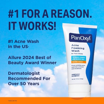 PanOxyl 10% Benzoyl Peroxide Acne Foaming Wash 5.5oz - Missing Box