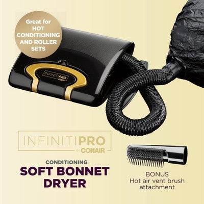 Conair InfinitiPro Soft Bonnet Hair Dryer Gold - Imperfect Box