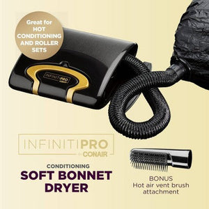 Conair InfinitiPro Soft Bonnet Hair Dryer Gold - Imperfect Box