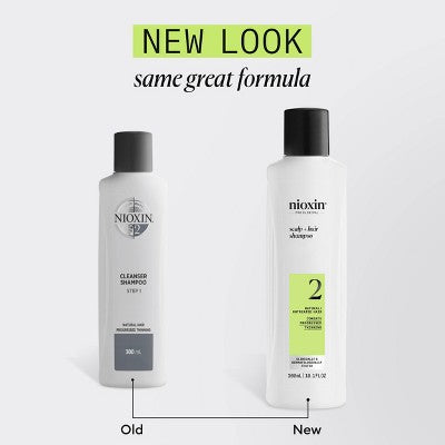 Nioxin System 2 Shampoo Cleanser 10.1 fl oz