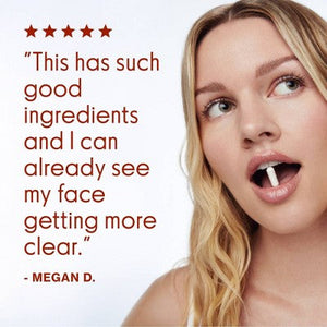 Love Wellness Clear Skin Probiotics for Clear and Healthy Skin 30ct