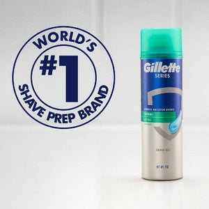 Gillette Series Sensitive Soothing Aloe Vera Men's Shave Gel 7oz 2-Pack