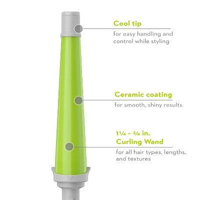 Conair Style Chemistry Tapered Curling Wand Attachment 1¼"–¾" - Imperfect Box