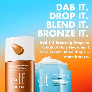 e.l.f. SKIN Bronzing Drops Pure Gold 1 fl oz - New