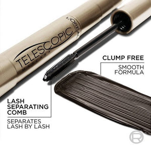L'Oreal Paris Telescopic Original Mascara 905 Black 0.27 fl oz - Missing Box