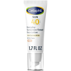 Cetaphil Sun Everyday Mineral Sunscreen Tinted Face Lotion with Zinc Oxide SPF 40 - Missing Box