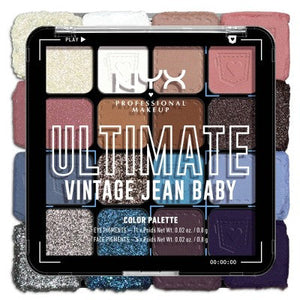 NYX Professional Makeup Ultimate Eyeshadow Palette Vintage Jean Baby