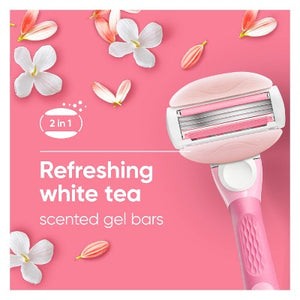 Venus Comfortglide White Tea Women's Razor Blade Refills 4ct
