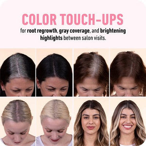 BOLDIFY Root Touch Up Powder with Brush, Light Blonde