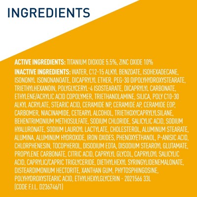CeraVe Hydrating Mineral Tinted Face Sunscreen Lotion - SPF 30 - Medium - 1.7 fl oz