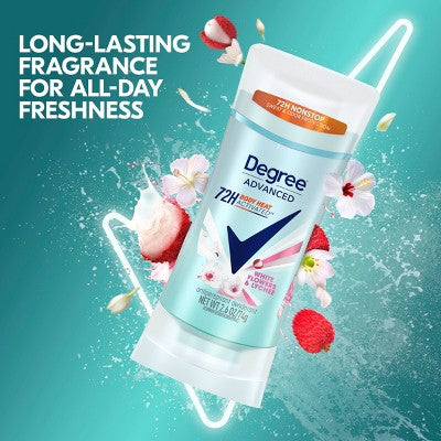 Degree Advanced White Flowers & Lychee 72 Hour Antiperspirant & Deodorant 2.6oz