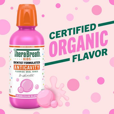 TheraBreath Kids Bubble Gum Mouthwash 10oz