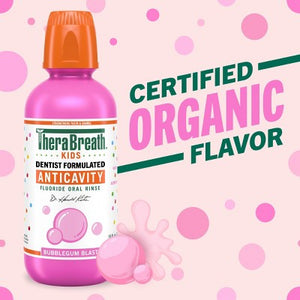 TheraBreath Kids Bubble Gum Mouthwash 10oz