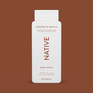 Native Body Wash Coconut Vanilla Sulfate Free 18 fl oz Imperfect Container
