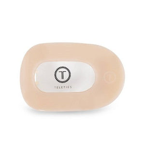 Teleties-Medium-Flat-Round-Hair-Clip-Almond-Beige-Hair-Pins,-Claws-&-Clips