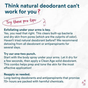Clean Age Cedar & Sea Salt AHA Solid Deodorant for Teens 2.25oz - Imperfect Container