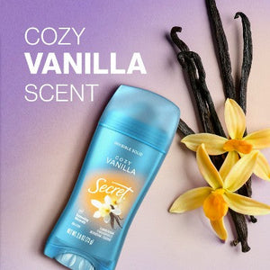 Secret Invisible Solid Antiperspirant & Deodorant Vanilla Scent 2.6oz