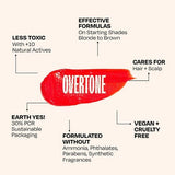 Overtone Scarlet Red Daily Conditioner- Semi-Permanent Ruby Red 4.5 oz - New