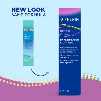 Differin Resurfacing Acne Scar Gel Travel Size 1 fl oz
