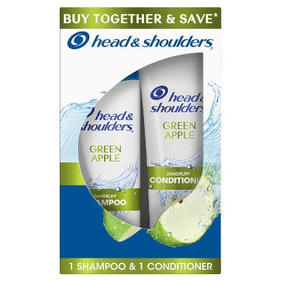 Head & Shoulders Green Apple Shampoo and Conditioner Dual Pack 23.4 fl oz