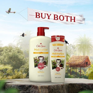 Old Spice Men's Body Wash Moisturize with Shea Butter 30 fl oz