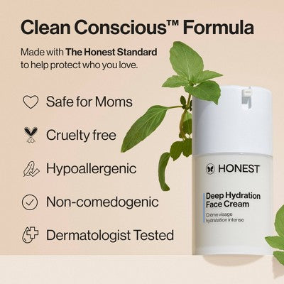 Honest Beauty Deep Hydration Face Cream with Shea Butter 1.7 fl oz - Missing Box