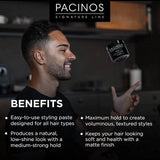 Pacinos Matte Clay 4oz - Strong Hold Texturizing Hair Clay