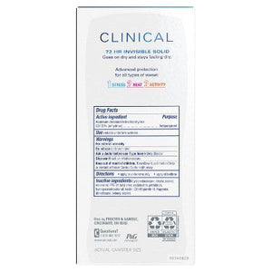 Secret Clinical Strength Completely Clean Invisible Antiperspirant 2.6oz