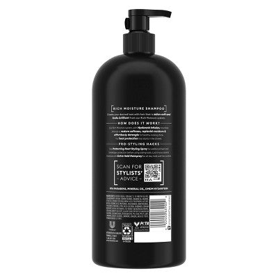 Tresemme Rich Moisture Hydrating Shampoo with Pump for Dry Hair 39 fl oz