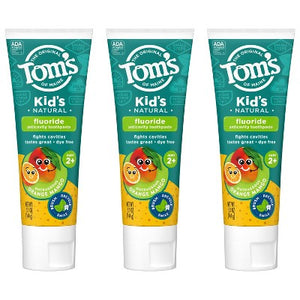 Tom's of Maine Kid's Toothpaste Orange-Mango 5.1oz 3ct Imperfect Box