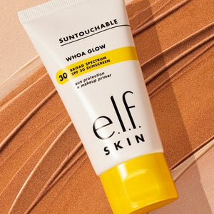 e.l.f. SKIN Suntouchable Whoa Glow Primer Sunlight SPF 30 1.69 fl oz - Imperfect Box