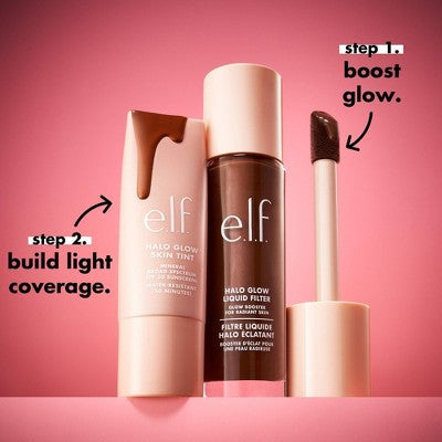 e.l.f. Halo Glow Liquid Filter Highlighter 3.5 Medium 1.06 fl oz
