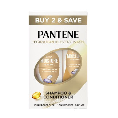 Pantene Pro-V Daily Moisture Renewal Shampoo and Conditioner Bundle 22.4 fl oz