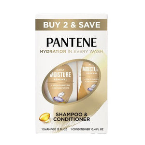 Pantene Pro-V Daily Moisture Renewal Shampoo and Conditioner Bundle 22.4 fl oz