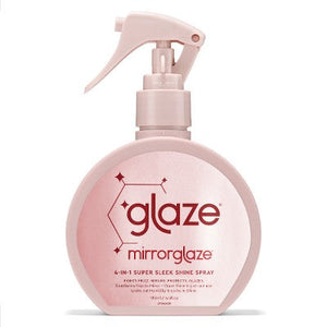 Glaze MirrorGlaze 4-in-1 Super Sleek Anti-Frizz Shine Spray with Heat Protector 6.4 fl oz